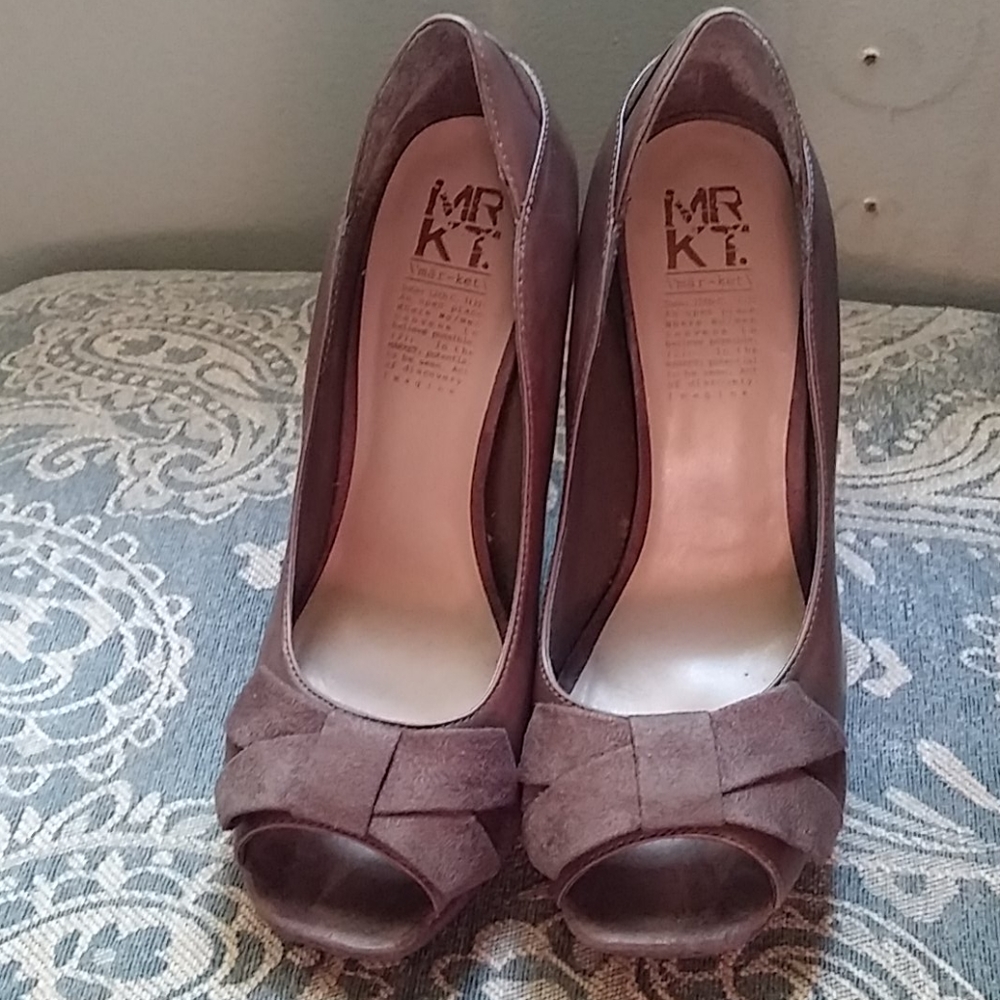MRKT suede n leather shoes